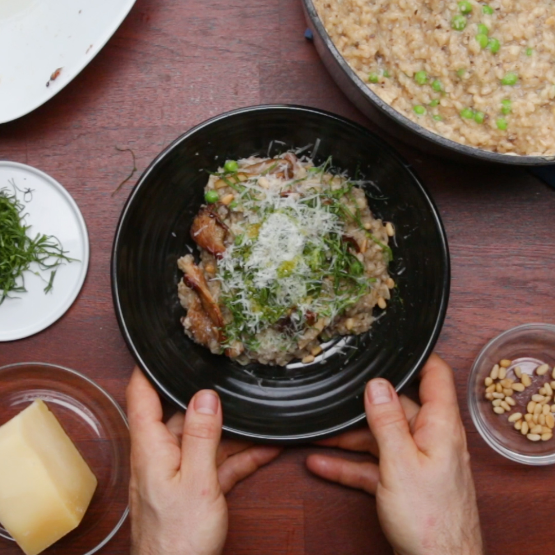 Mushroom Risotto As Made By Chef Marcel Vigneron