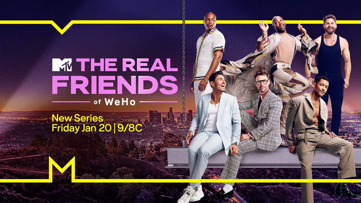 Get ready for real life, real drama, and the #RealFriendsofWeHo… a brand-new series premiering Friday, January 20th at 9/8c on MTV! 📺 ✨ The Real Friends of WeHo