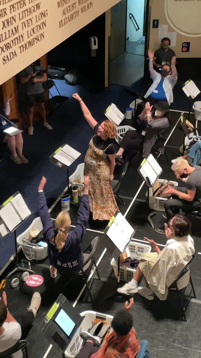 Thinking about this thrillifying Defying Gravity from our first rehearsal before re-opening in 2021...#WICKED #TBT
