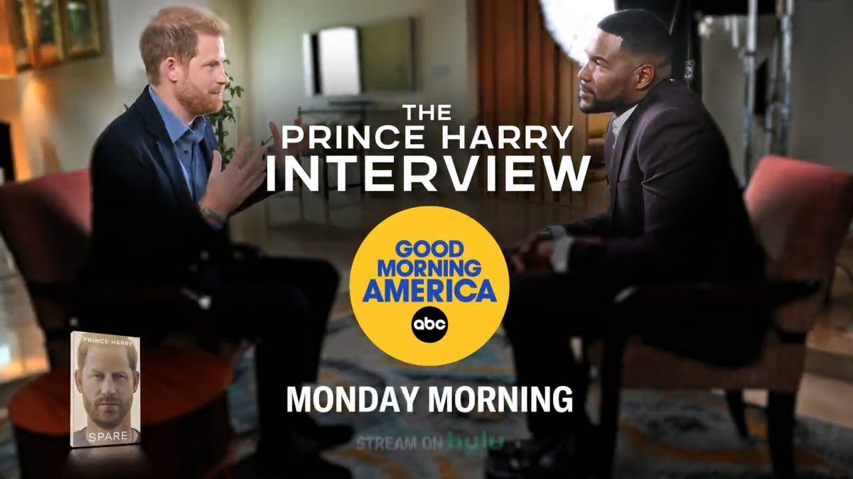 Prince Harry: “I don't think that we can ever have peace with my family unless the truth is out there.” The all-new Prince Harry interview everyone will be talking about. Monday morning at 7am on ABC’s Good Morning America.