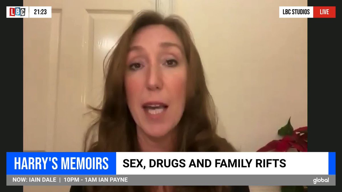 'In my experience when public figures do a 'tell-all' there's often an emotional charge behind that.' Psychologist Honey Langcaster-James tells Iain Dale 🏴󠁧󠁢󠁥󠁮󠁧󠁿🇬🇧⚒️ she doesn't think Harry's memoir has been driven solely by money.