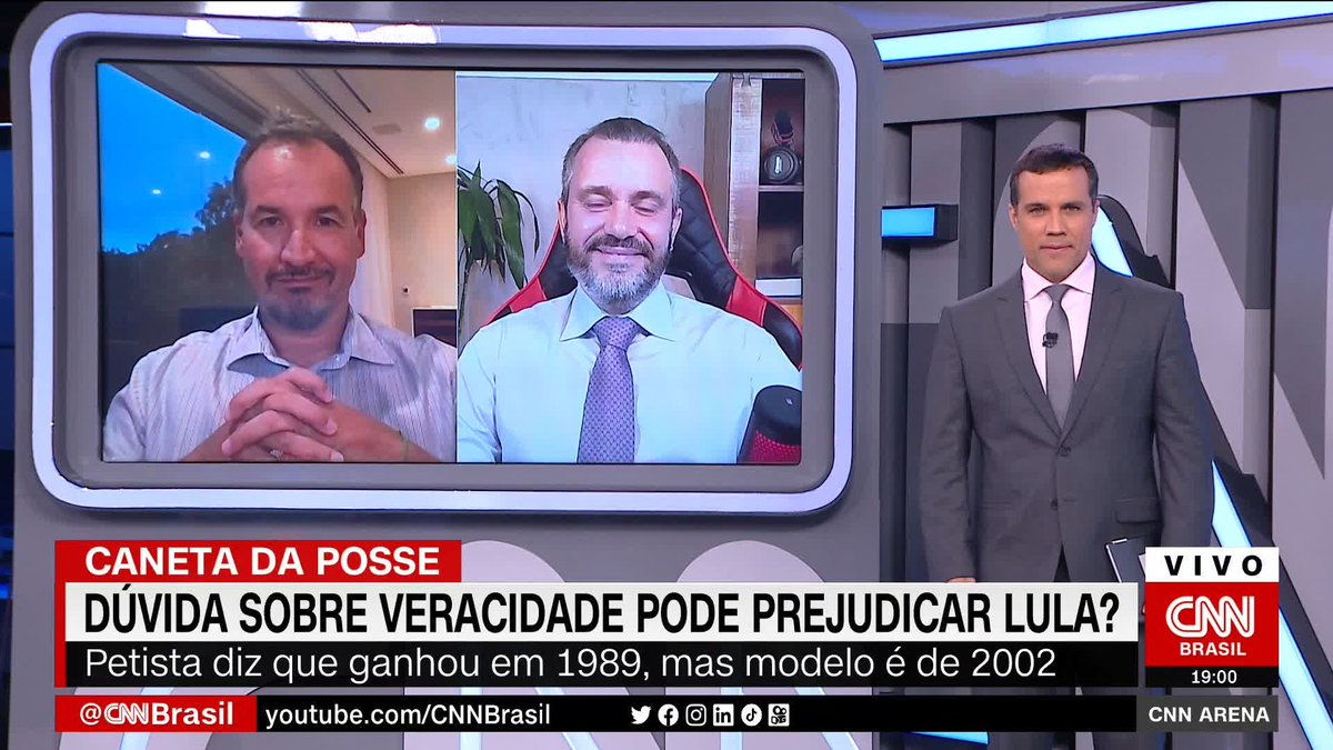 O presidente Lula (PT) disse que ganhou em 1989 a caneta utilizada na posse, mas o modelo é de 2002. O comentarista Helio Beltrão e o professor da Universidade Federal Fluminense (UFF) Felipe Pena comentam se a dúvida sobre a veracidade pode prejudicar o mandatário #CNNArena