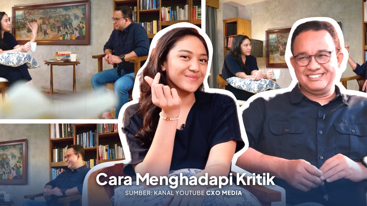 Ngobrol Sore Semaunya dengan Putri Tanjung, membahas dari soal keluarga, hingga kegiatan sehari-hari di rumah. Ada juga pertanyaan titipan dari netizen: Bagaimana cara Anies menghadapi kritikan? #aniesbaswedan #putritanjung #ngobrolsoresemaunya #cxomedia #kritik #untukindonesia