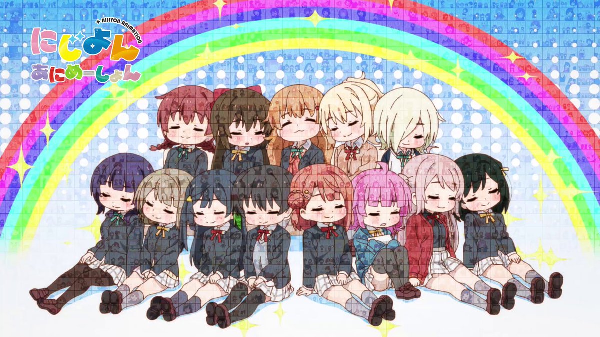 【🌈限定公開🌈】 TVアニメ『にじよん あにめーしょん』より 主題歌「わちゅごなどぅー」のノンテロップエンディング映像を公開🌈 本楽曲が収録される主題歌CDは2/1発売予定です! #lovelive #虹ヶ咲 #にじよんあにめーしょん