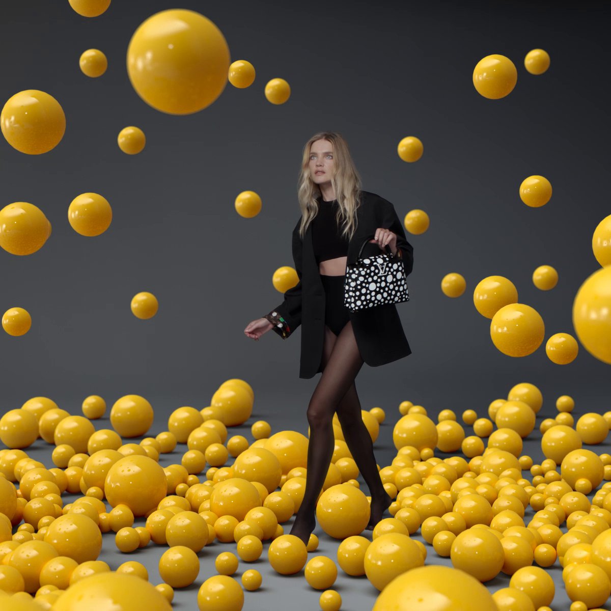 .. for #LVxYayoiKusama. Learn more about the #LouisVuitton collaboration at