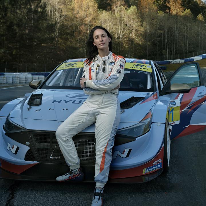This is the historic journey of Taylor Hagler, a Hyundai racer who became the first & only woman to win back-to-back IMSA Michelin Pilot Challenge TCR Championships. 📷 Annie Leibovitz Learn more about the journeys that inspire us: