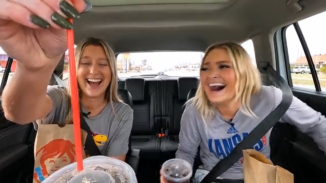 Hang out with Kansas Volleyball star Caroline Bien on a trip to Wendy’s 🤩 Rock Chalk Ride Along: Caroline