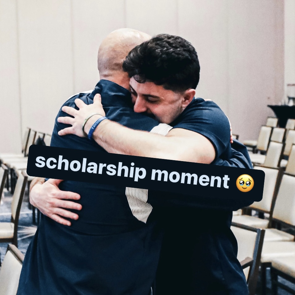 In case you didn’t hear... Dom DeLuca is now on scholarship 🥹🙌 #WeAre | DeLuca