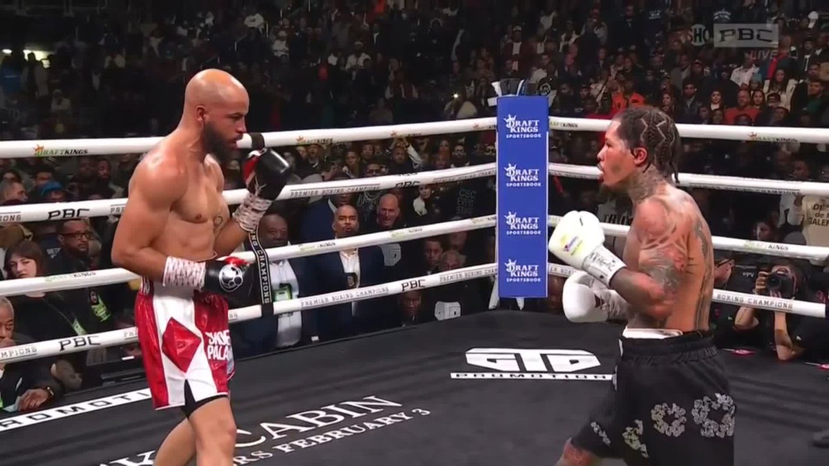 IT'S OVER 😳 Gervonta Davis scores the TKO win over Garcia to remain unbeaten. #DavisGarcia