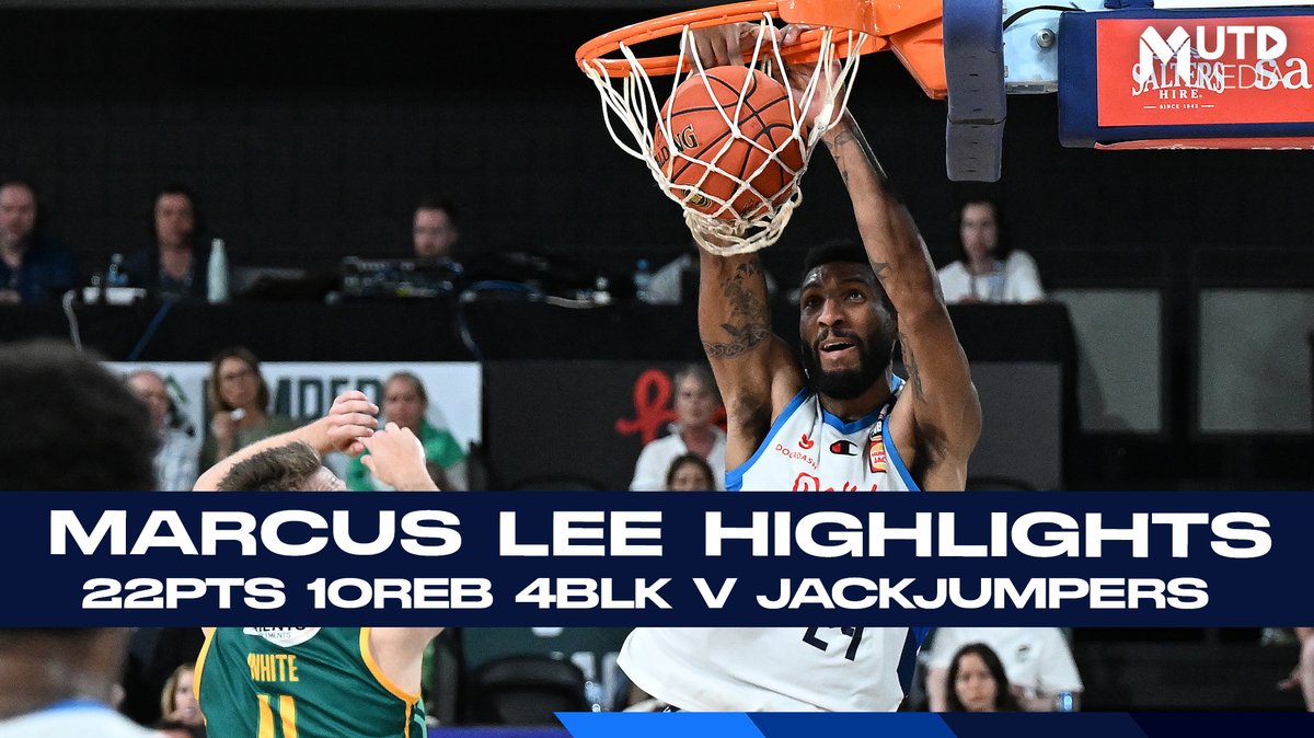 Marcus Lee is the first player to have 22, 10 and 4 on 80% shooting or better, since Mark Bradtke in 1999. Re-watch some of his best moments from yesterday’s win over the JackJumpers here ⬇️