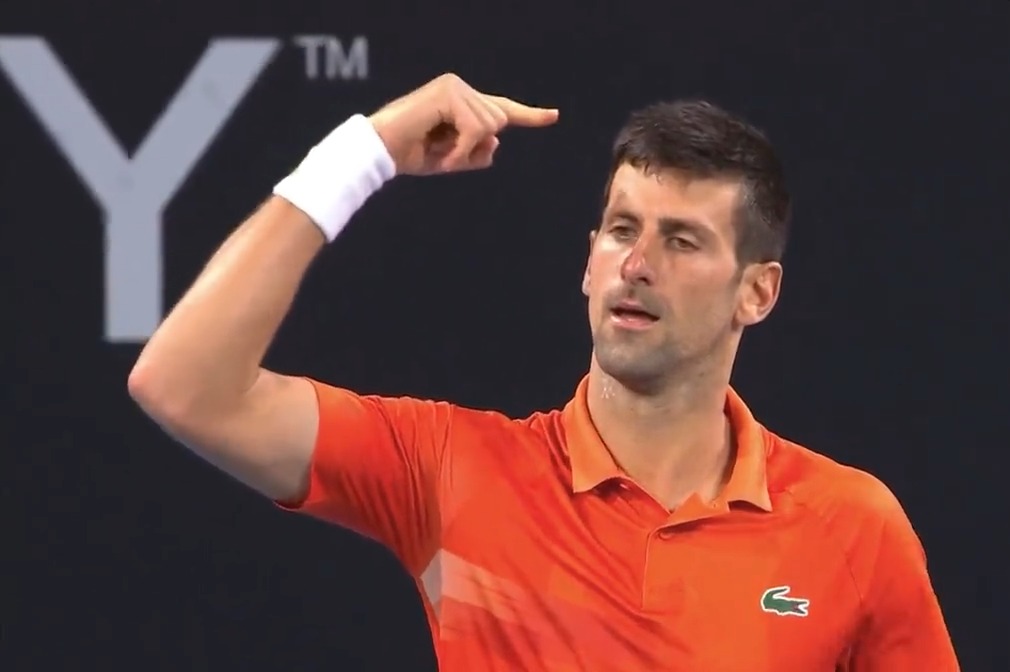 Built. Different. 😮‍💨 Novak Djokovic | #AdelaideTennis