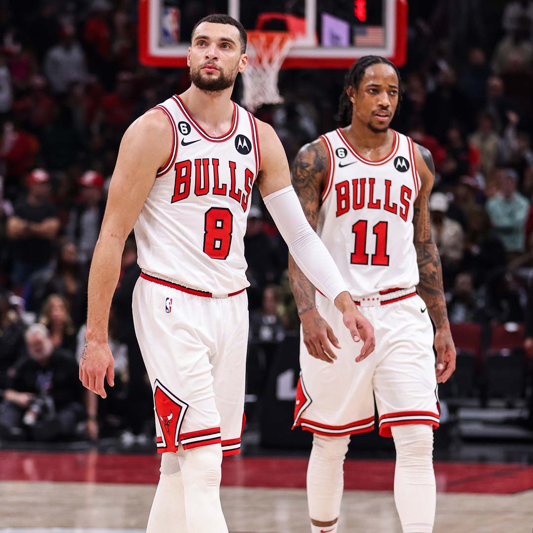 Zach &amp; DeMar combined for 71 points last night 💪 Plus500 | #BullsNation