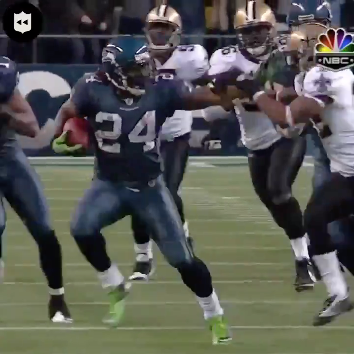 12 years ago today, Marshawn Lynch said “Hold My Dick”