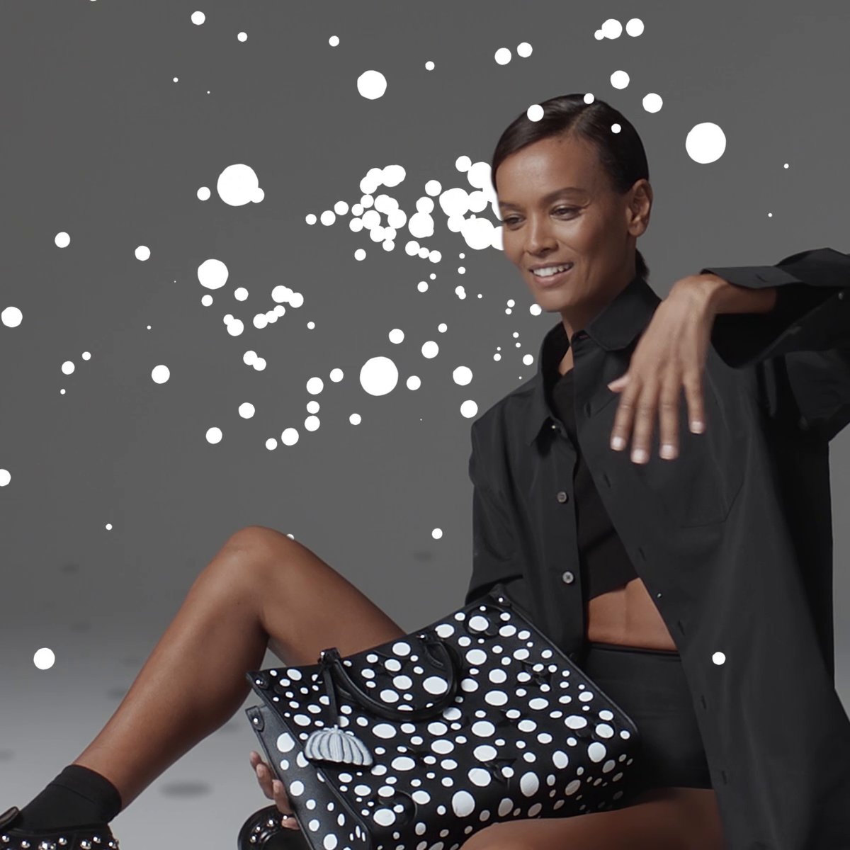 .liyakebede for #LVxYayoiKusama. Learn more about the #LouisVuitton collaboration at