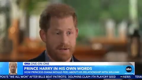 Prince Harry to Michael Strahan on rift with his family: "What people don't know is the efforts that I've gone to to resolve this privately, both with my brother and with my father."