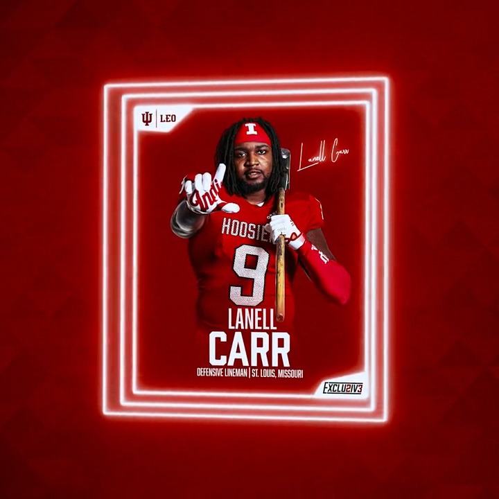 Welcome to Indiana, Lanell Carr‼️ #IUFB | Ñèłł