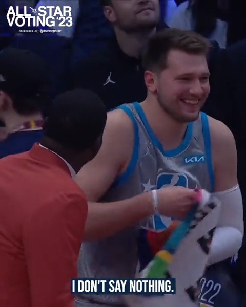 We’re going to need @luka7doncic mic’d up at #NBAAllStar again 🤣💀 🗳️ Keep voting for Luka ➡️ (BEDGEAR)