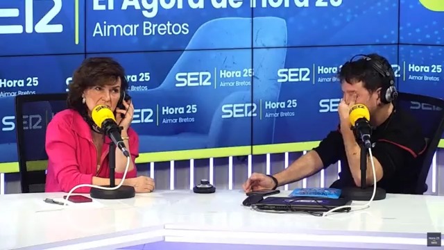 -Margallo: ¿Un agresor que se declare mujer en el registro a qué cárcel va? -Yo: Si cometetiera un delito ¿A qué cárcel debería ir Carla Antonelli? -Margallo: No la conozco -Calvo: Que se lo pregunten a Antonelli -Yo: Alucino 👇🏻