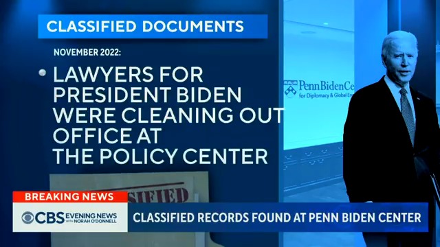 🚨BREAKING: Joe Biden is under investigation by U.S. Attorney after classified documents were found in the offices of a Biden think tank from when he was Vice President. The FBI is also involved in the preliminary inquiry.