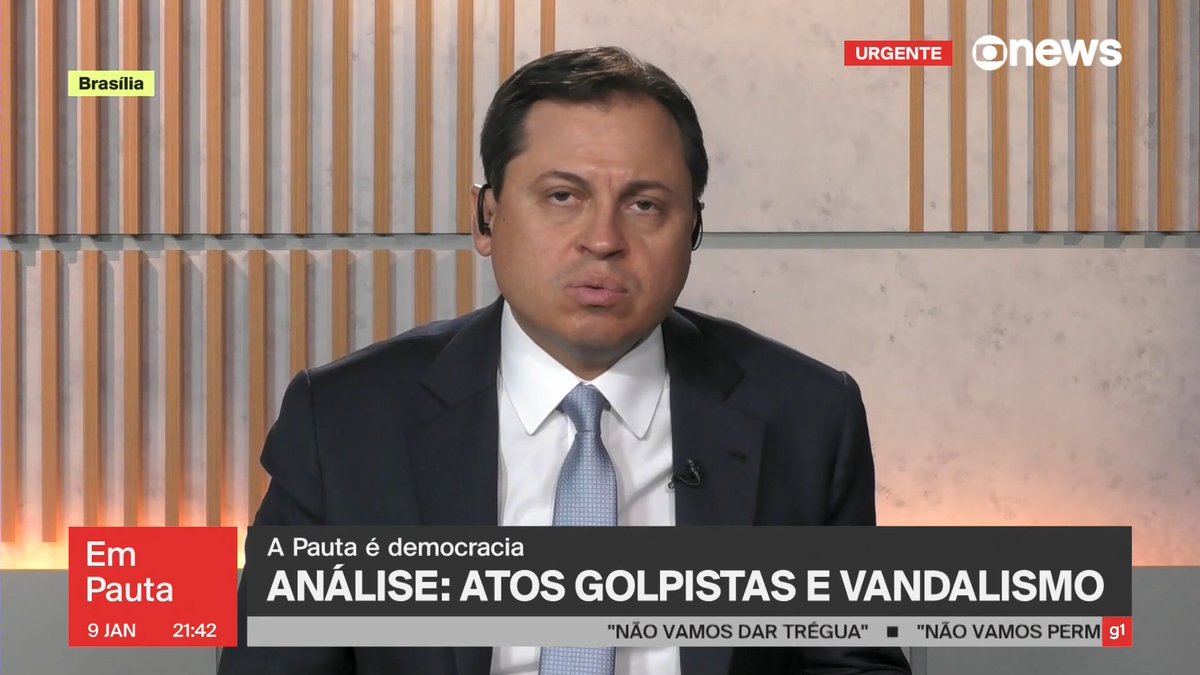 “Não tem precedente na nossa história. Foi uma tentativa de golpe de estado”, diz Gerson Camarotti sobre post de Jair Bolsonaro comparando os atos terroristas em Brasília com outros episódios. ➡ Assista ao #EmPauta com marcelocosme: #GloboNews #invasão