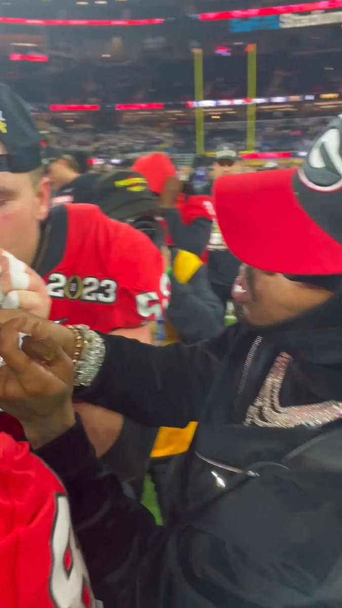 Quavo got the cigars out with Georgia 😂🔥 #NationalChampionship