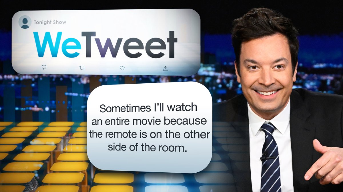 The audience votes on a tweet for Jimmy to send out during the break! #WeTweet #FallonTonight