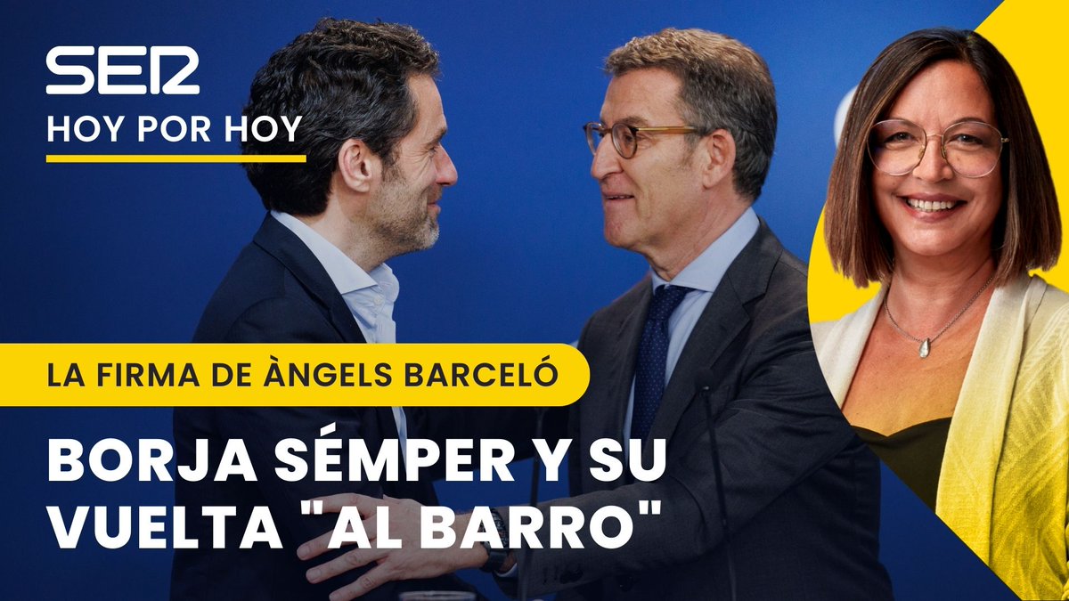 Borja Sémper dijo abandonar la política porque "en el barro siempre gana el populista". Ahora vuelve a la política, cuando el PP pacta sin pudor con populistas que están en el barro. ✍🎙 Àngels Barceló