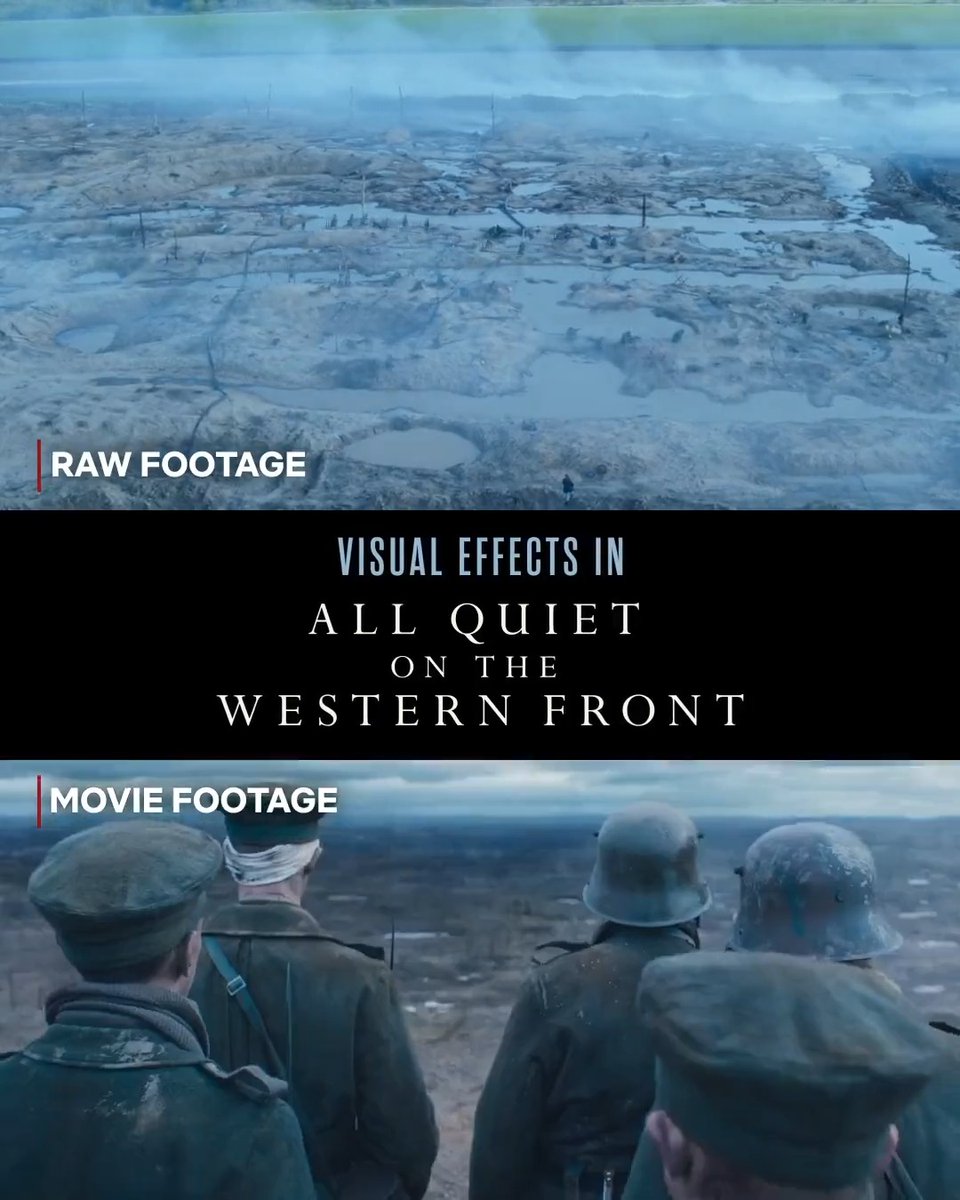 The visual effects in ALL QUIET ON THE WESTERN FRONT reflect a "stunning technical achievement." Based on the literary masterpiece by Erich Maria Remarque. For your consideration in all categories including Best Picture.