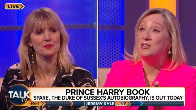 "When you make those classist comments... this is exactly part of the problem of the institution of Buckingham Palace!" Emily Andrews calls out Tessa Dunlop for being "classist" while discussing Prince Harry's book. Jeremy Kyle | Emily Andrews | Dr Tessa Dunlop | #JKLive