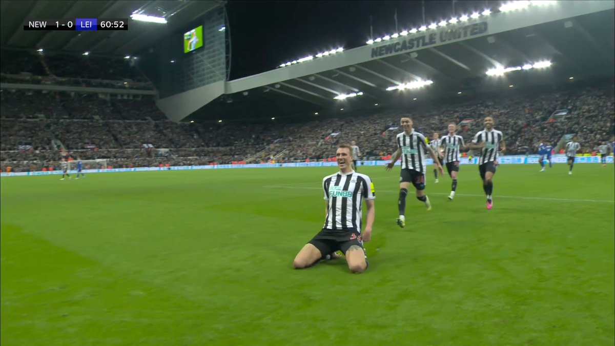 Dan Burn's goal. Just listen to that noise 💉 #NUFC