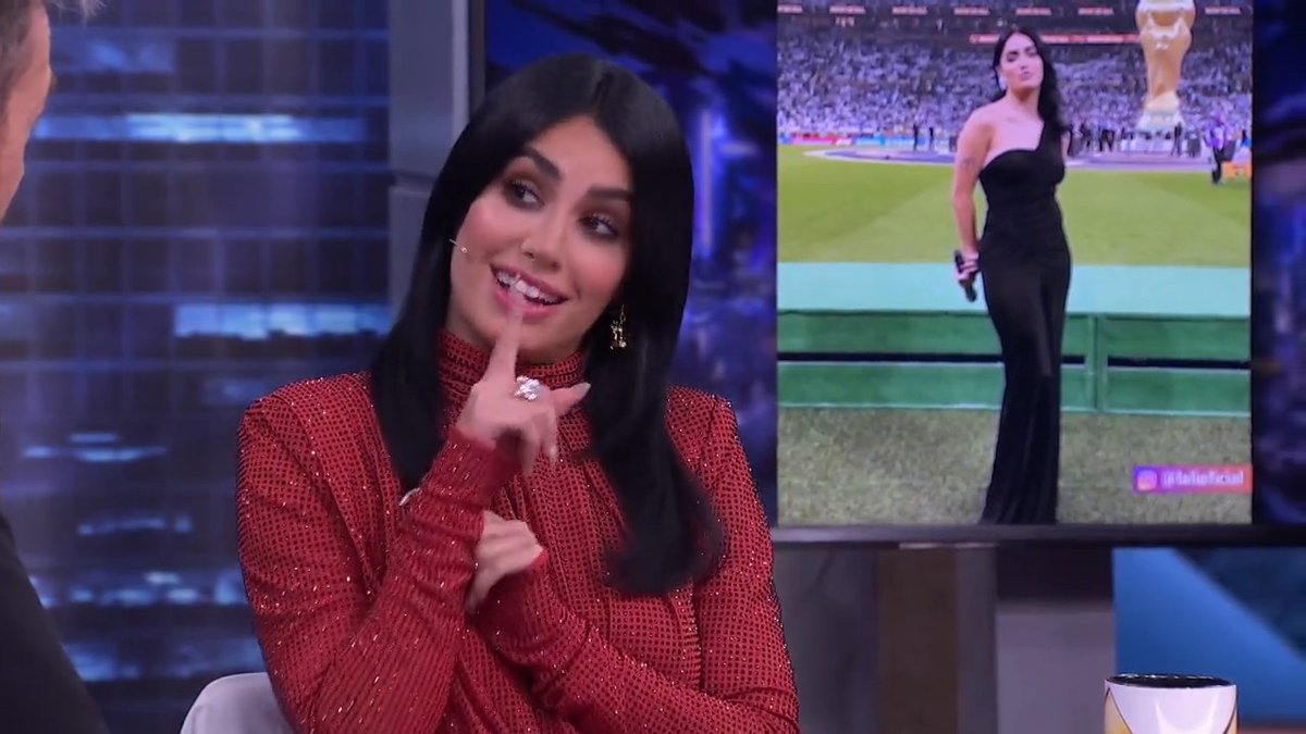 Así Lali vivió la experiencia de cantar en la final del Mundial 🇦🇷