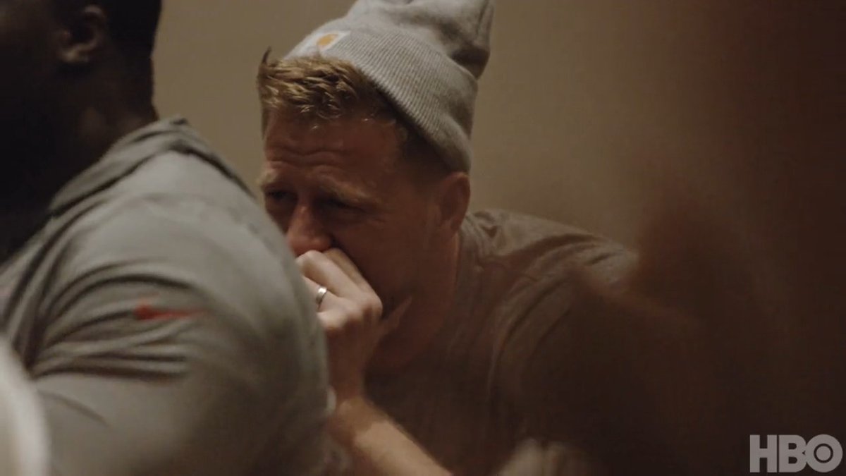 A special surprise for JJ Watt before his final game. 🥹❤️ #HardKnocks Arizona Cardinals Wednesdays 10pm ET on @HBOMax