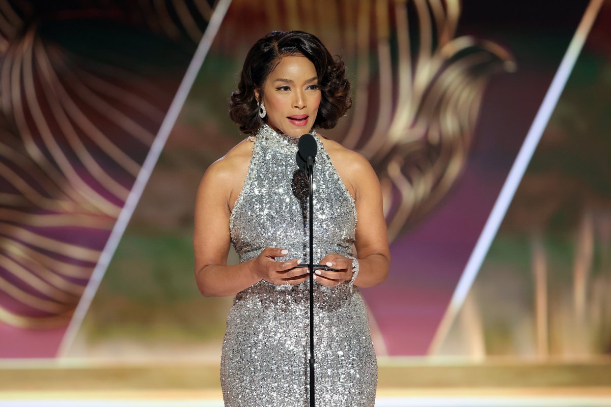 Congratulations to @imangelabassett for taking home the Golden Globe award for Best Supporting Actress - Motion Picture! A well deserved honor 🙌 Watch LIVE on NBC and Peacock! #GoldenGlobes
