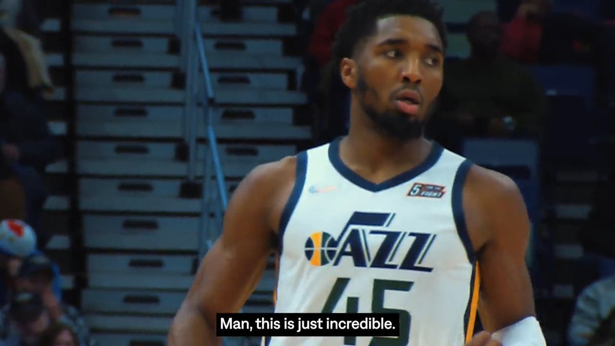 Welcome back, Donovan Mitchell. All love 🖤 #TakeNote
