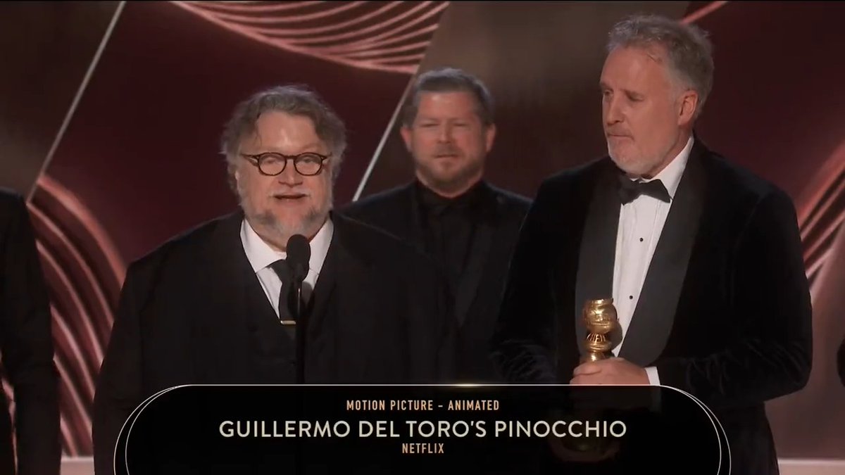 Congratulations to Guillermo del Toro’s Pinocchio for taking home the Golden Globe award for Best Picture - Animated! A testament to the amazing creativity and imagination displayed in this film! 🙌 The #GoldenGlobes are LIVE on NBC and Peacock!