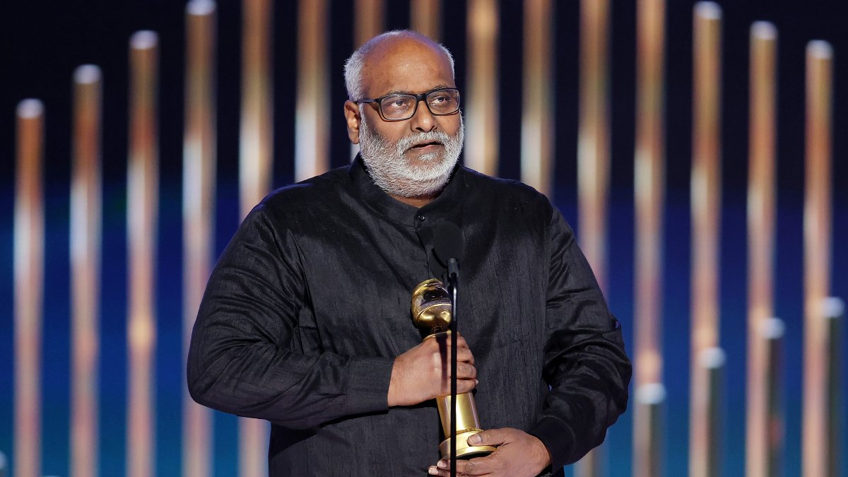 MM Keeravaani’s #GoldenGlobes2023 acceptance Speech!! ❤️‍🔥❤️‍🔥 #RRRMovie #NaatuNaatu