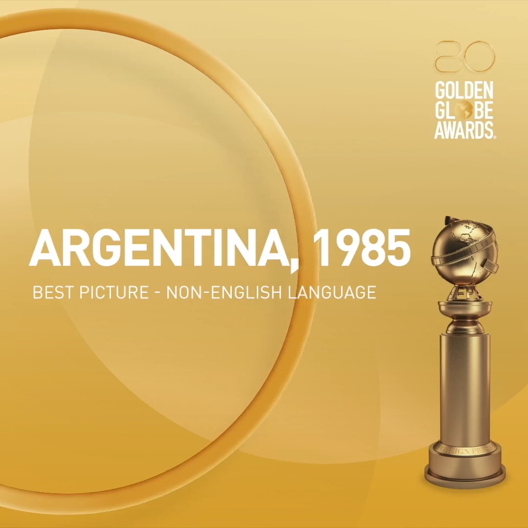 🎉 Congratulations on your WIN for Best Motion Picture - Non-English Language, Argentina, 1985! #GoldenGlobes