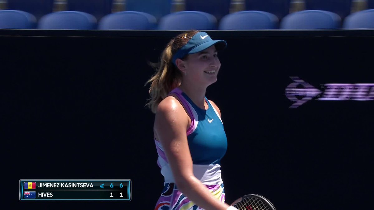 Victoria Jimenez Kasintseva is making waves 🌊🇦🇩 The 17-year-old and 2020 #AusOpen girls' singles champion progresses to the final round of qualifying 💪 #AO2023