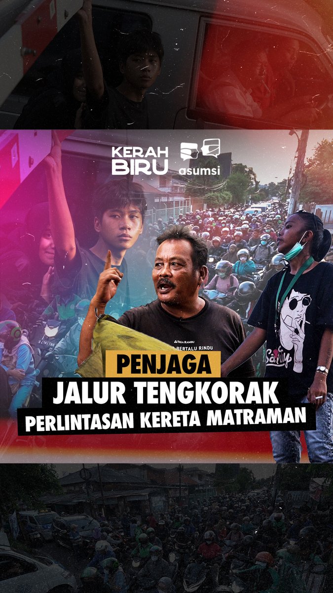 Ada yang pernah lewat pintu kereta Pondok Jati Matraman? #KerahBiru