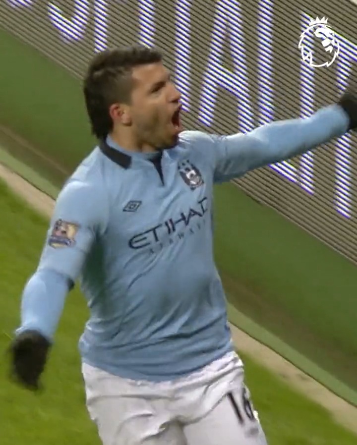 📁 Great derby goals └ 📁 Manchester derby └ 📁 2013 └ 📁 Sergio Kun Aguero #GoalOfTheDay 🤝 Manchester City