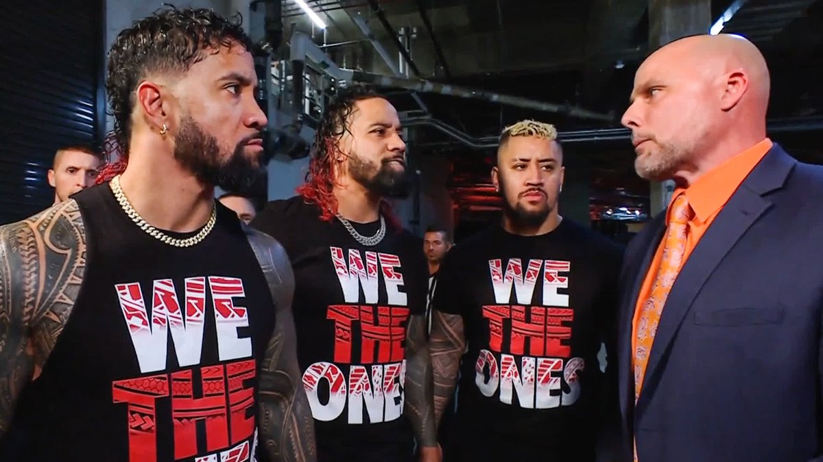 Fed up with #TheBloodline, WWE Official Adam Pearce schedules a Tag Team Turmoil Match where the winner will face The The Usos for the #WWERaw Tag Team Titles. #WWERaw