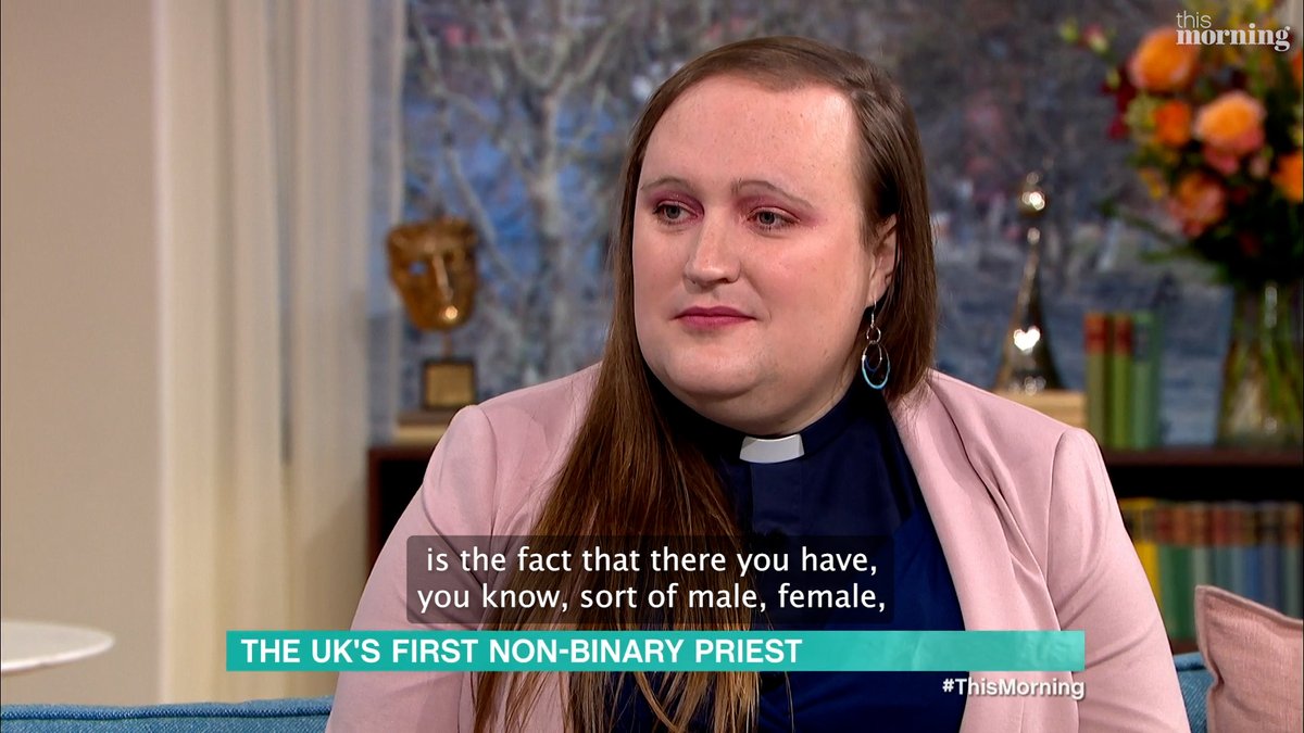'The fact we're discovering new ways of understanding gender makes perfect sense for a God who loves variety'. Believed to be the UK's first non-binary priest, Bingo Allison speaks about their journey. 🌈