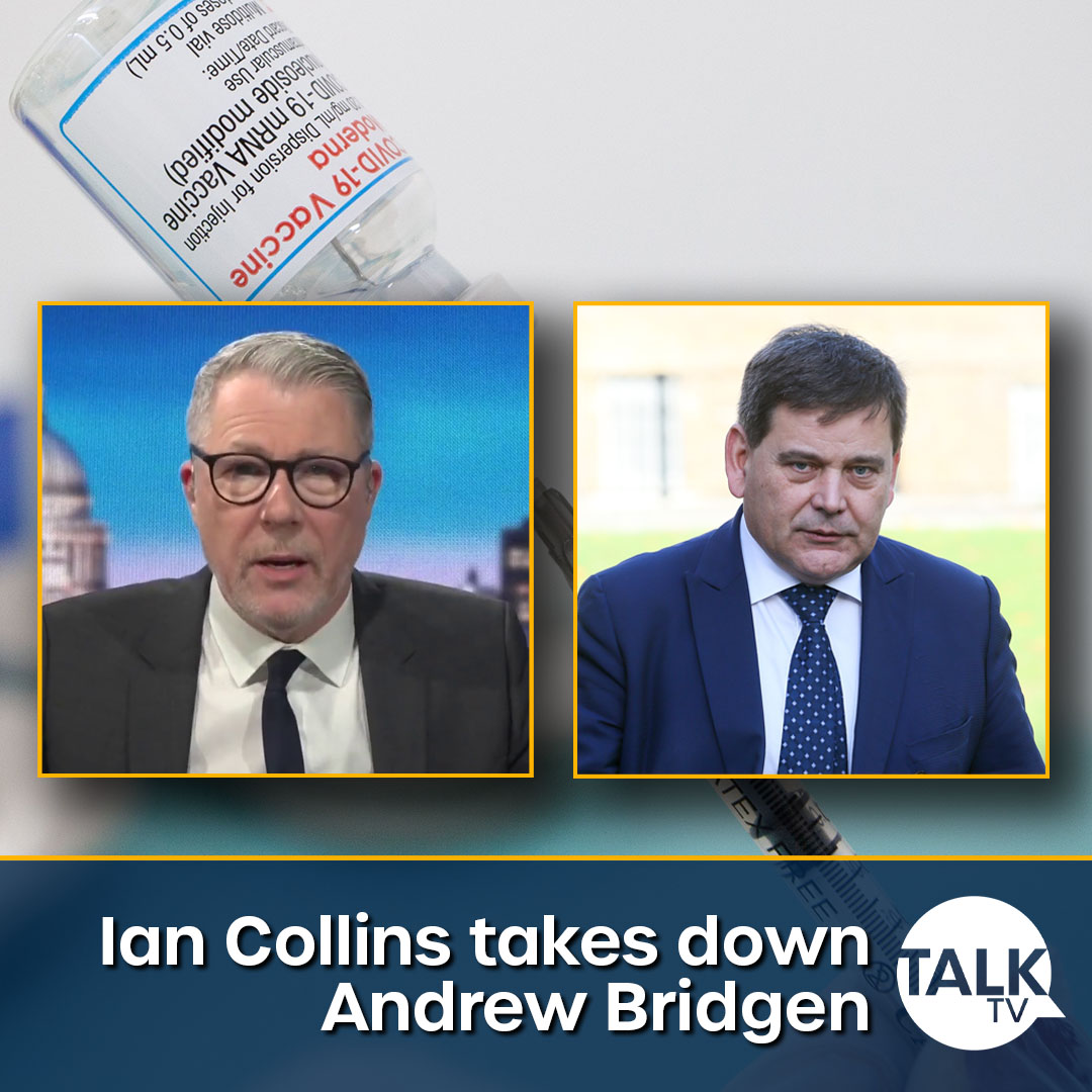 Ian Collins takes down Andrew Bridgen, after the Tory MP lost the whip for tweeting about Covid vaccines. "You can't have your own facts, you can have your own opinions." Ian Collins