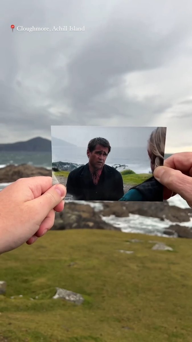 We’ll cheers to that 🏆 #TheBansheesOfInisherin won 3️⃣ Golden Globes last night — #ColinFarrell, Best Actor, #MartinMcDonagh, Best Screenplay and the film itself won Best Comedy or Musical! Let's take a look back at the filming locations on Achill Island! #WildAtlanticWay