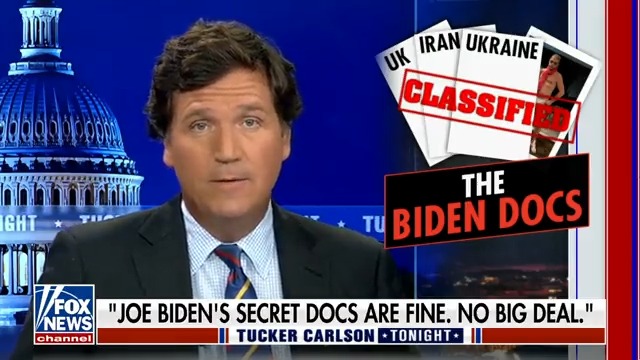 Joe Biden — fresh from lecturing us about how Donald Trump is a criminal because he had unauthorized possession of secret documents — that very same Joe Biden, himself had unauthorized possession of secret documents. But don’t worry. It’s no big deal.