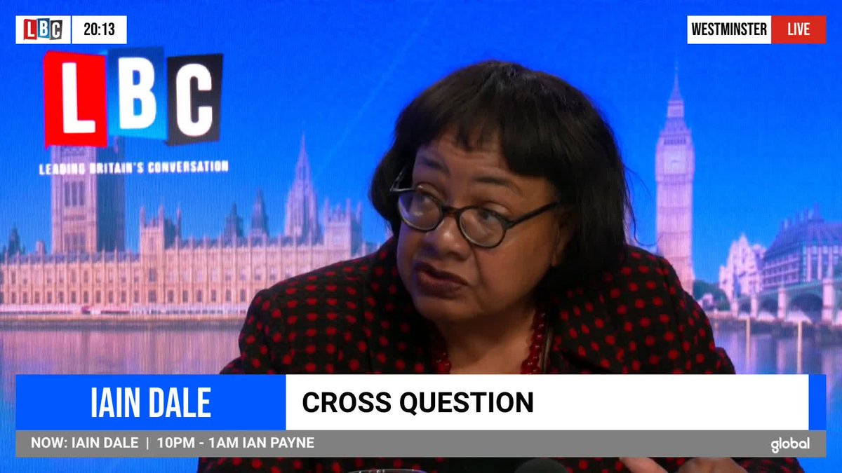 Despite the fact that Labour's Diane Abbott sent her son to a private school, she says that 'nobody should ever have to send their child to private school'. Iain Dale 🏴󠁧󠁢󠁥󠁮󠁧󠁿🇬🇧 ⚒️ | Diane Abbott | #CrossQuestion