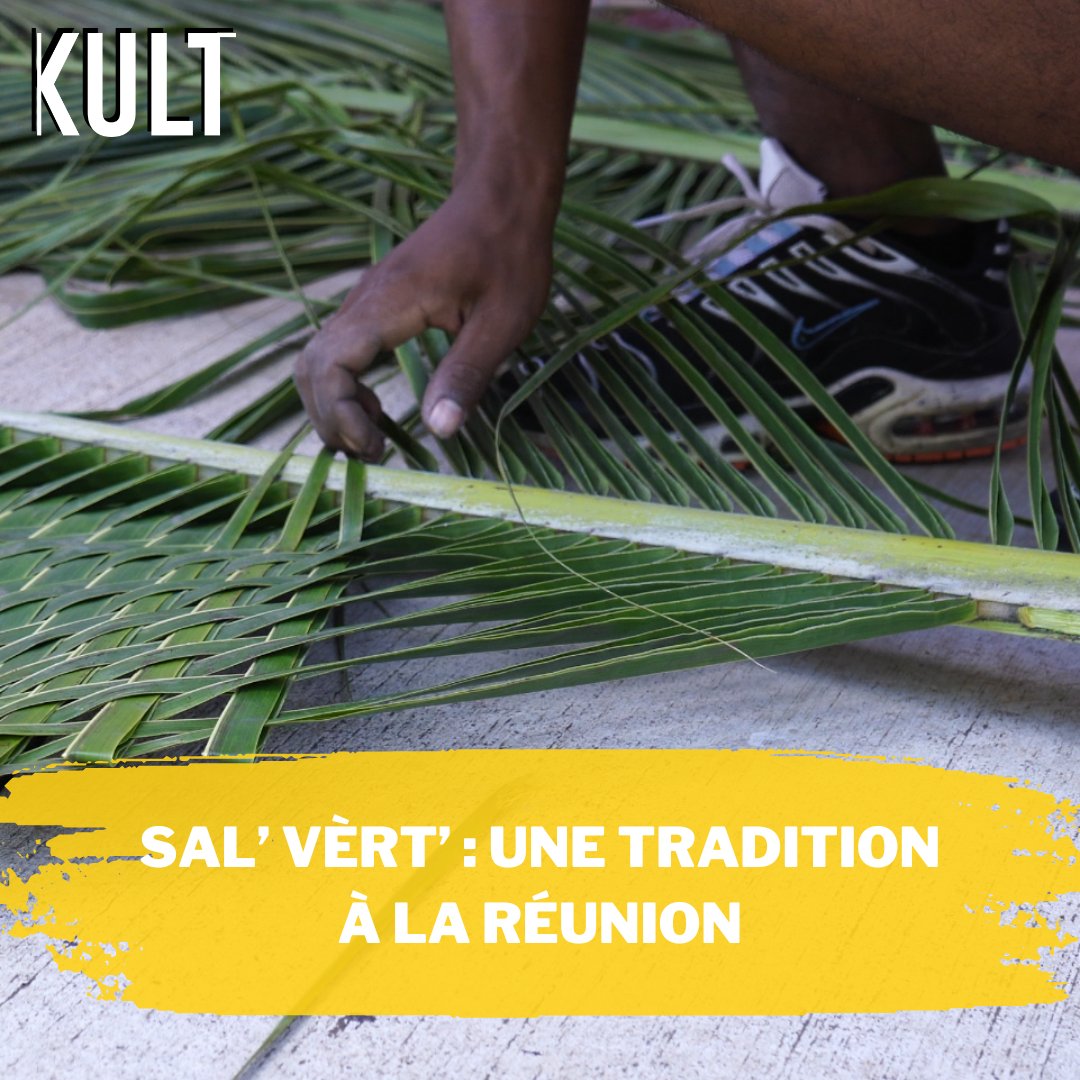 Souvenez-vous des salles vertes où plusieurs générations se réunissaient pour des évènements ? Aujourd’hui, Jules Bérnard partage ses techniques de tressage aux plus jeunes, faisant ainsi perdurer la tradition. #tradition #lareunion #patrimoine