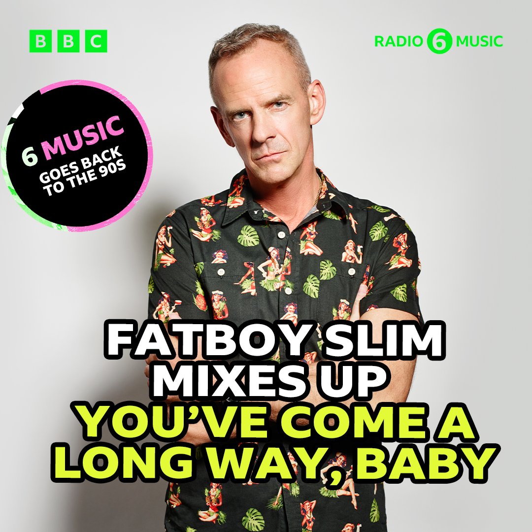 We've come a long, long way together 💚 As part of 6 Music Goes Back the the 90's - Fatboy Slim presents You've Come a Long Way, Baby Mixed Up in a twist of Steve Lamacq's Album Club. What are your fondest memories of this record? Listen this Thursday from 6:30pm on BBC Sounds