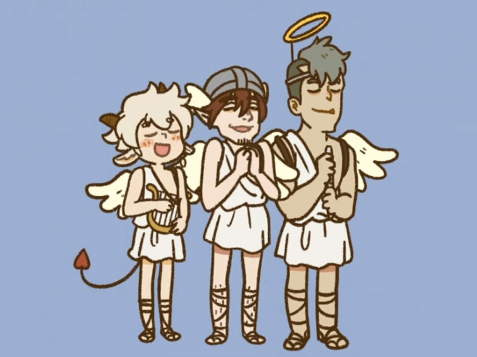 Little tribute to some "All Saints Street" eyecatches. I love how these small animations are used in the story of this cool chinese animated series (available on Crunchyroll), by the same team who made "Legend of Hei".