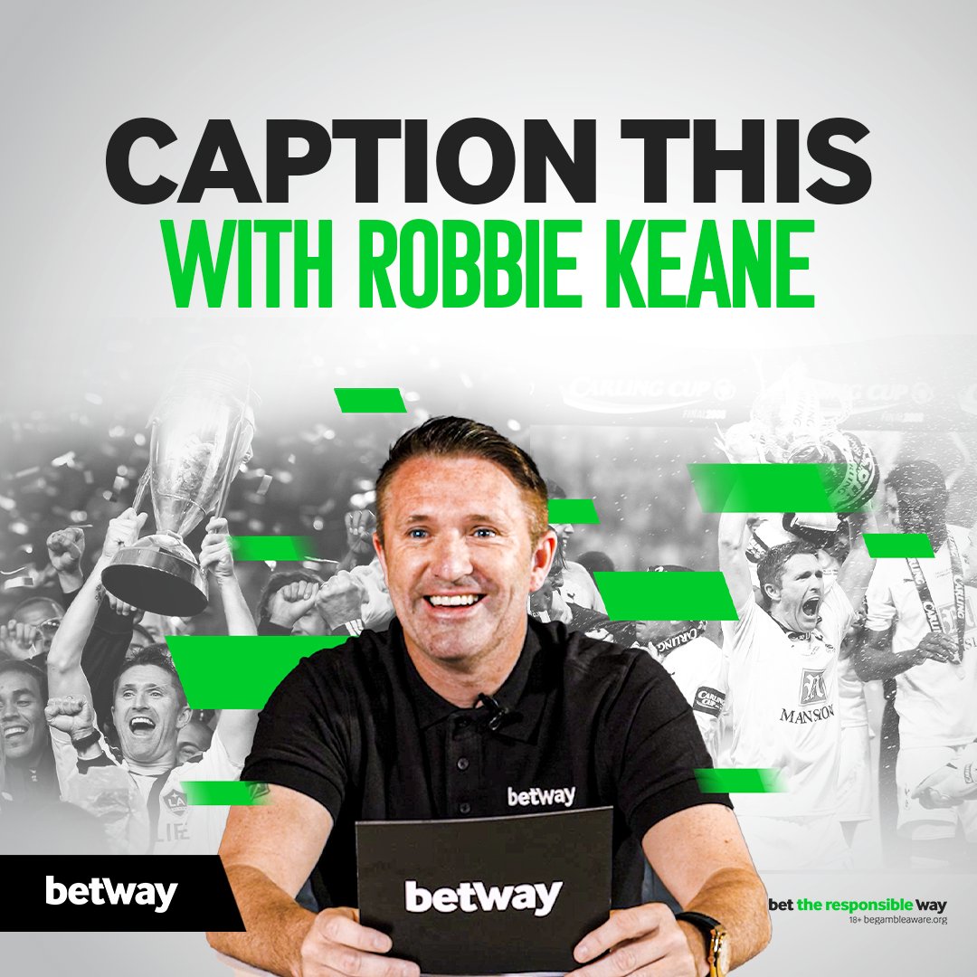The game is simple: pick up a photo and tell us what comes to mind. 📸 Here's what happened when Betway ambassador Robbie Keane played Caption This.